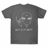 Unisex's Art Sleeve Alien Smoking Short But it Humor ? Sarcasm Tee Funny T-Shirt is