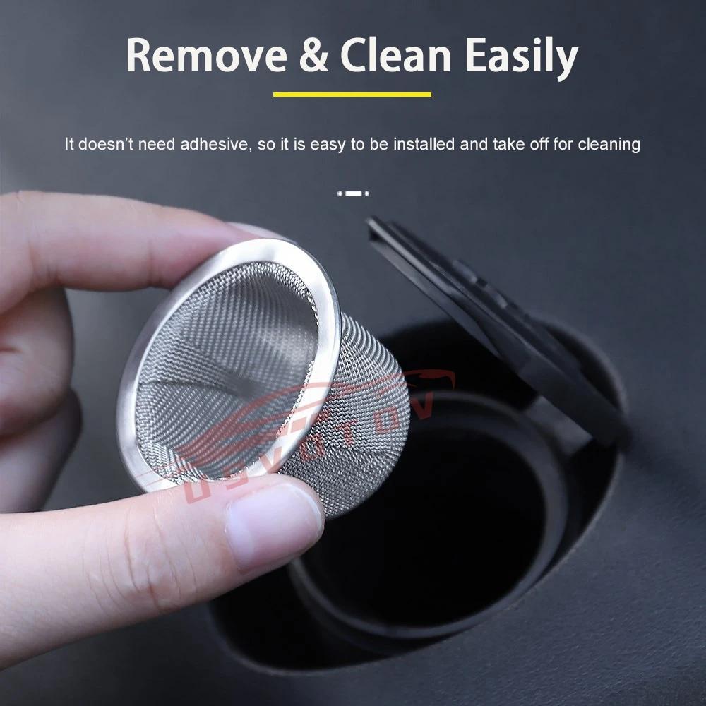 Wiper Water Filter For Tesla Model 3 Y S X Juniper Accessories Metal Mesh Grille Guard Grid Inserts Washer Tank Nozzle Strainer