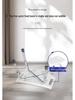 Adjustable Non-slip White Bath Stool for Elderly & Pregnant Women