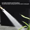 1/4Inch Quick Connect High Pressure Washer Nozzle Stainless Steel Sprays Head For Car Tire Cleaning and Flower Watering