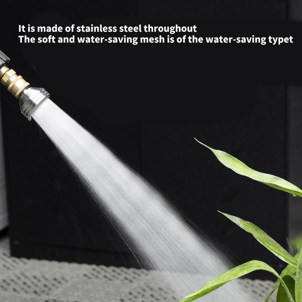 1/4Inch Quick Connect High Pressure Washer Nozzle Stainless Steel Sprays Head For Car Tire Cleaning and Flower Watering