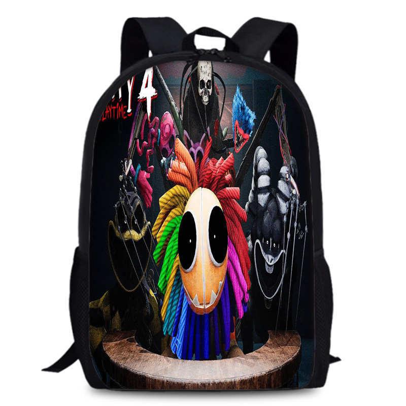 Chapter Poppy Playtime 4 Durable Bookbag 15in Laptop Anime Backpack Oxford