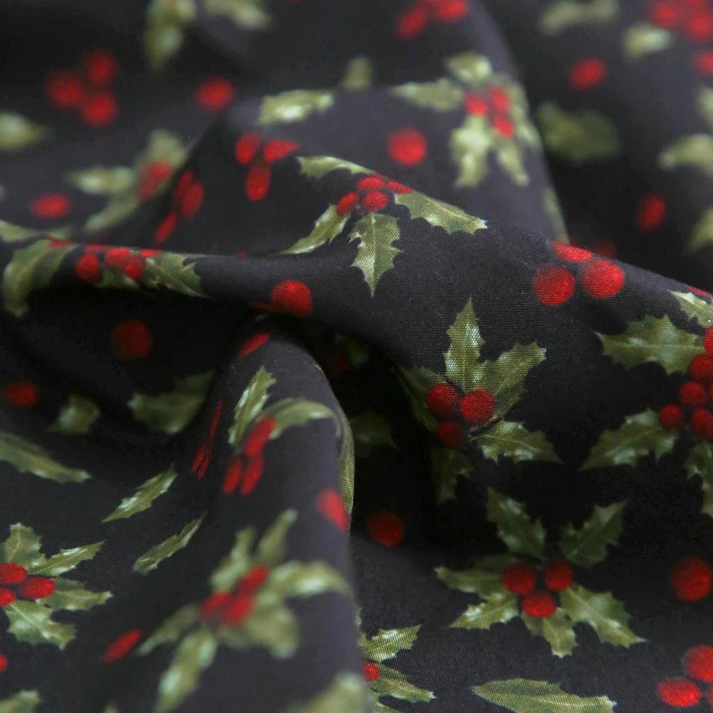 0.5m/1m/2m Christmas Series Snowman Printed Fabric For Traditions Holiday Decoration Fabrics Christmas DIY Handmade Material