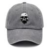 A Stylish Skull Print Designed for Men And Women Perfect for Streetwear And Casual Outings This Breathable Adjustable DAD Hat