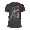 Mens Kurt Cobain Standing T-shirt Small Grey