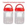 Clear Plastic Food Storage Jar