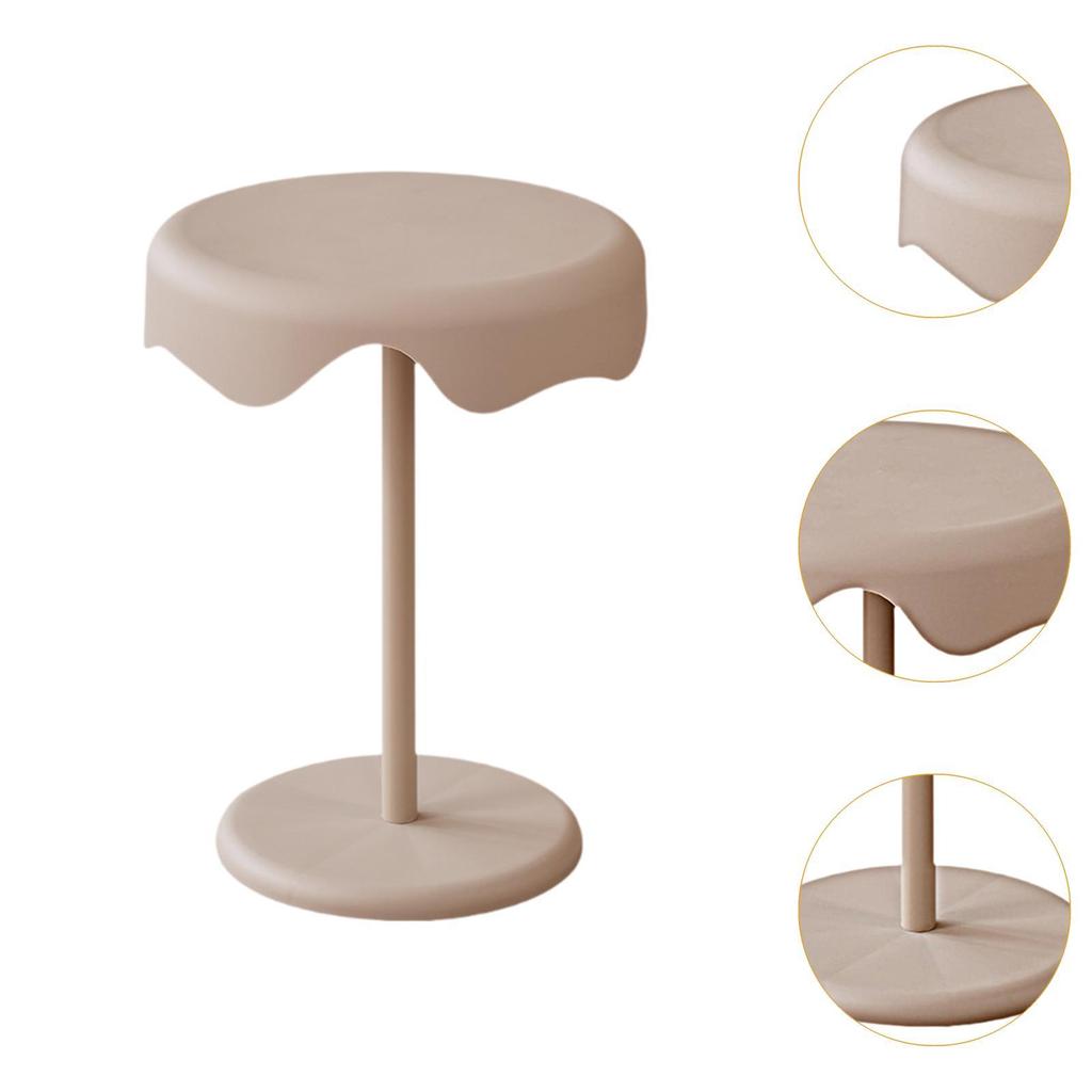 Side Table Modern Decor Drink for Living Room Corner Office NightStand Khaki