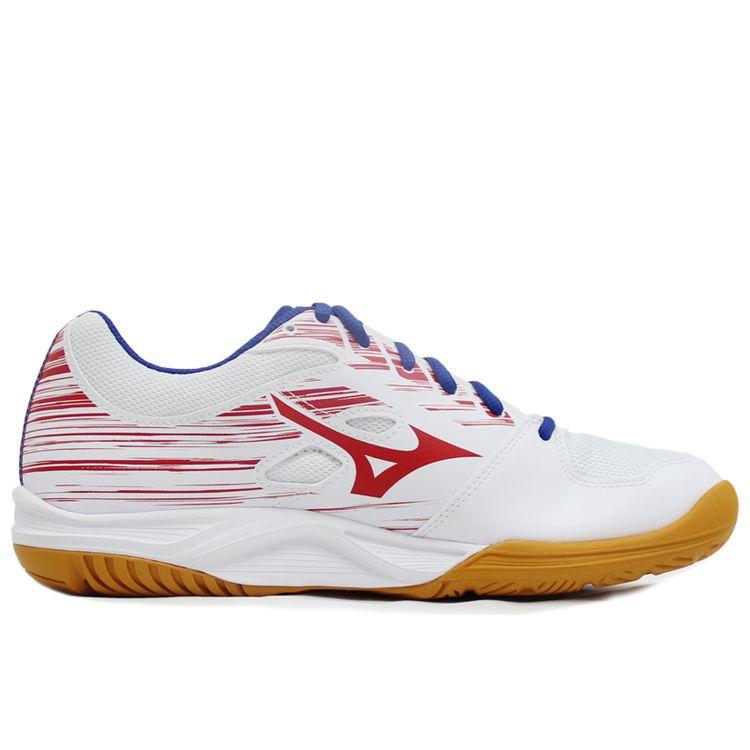 Mizuno Sky Blaster 2 Shock Absorbing Non-Slip Durable Low-Top Badminton Shoes Unisex Shoes White Red 71GA204503