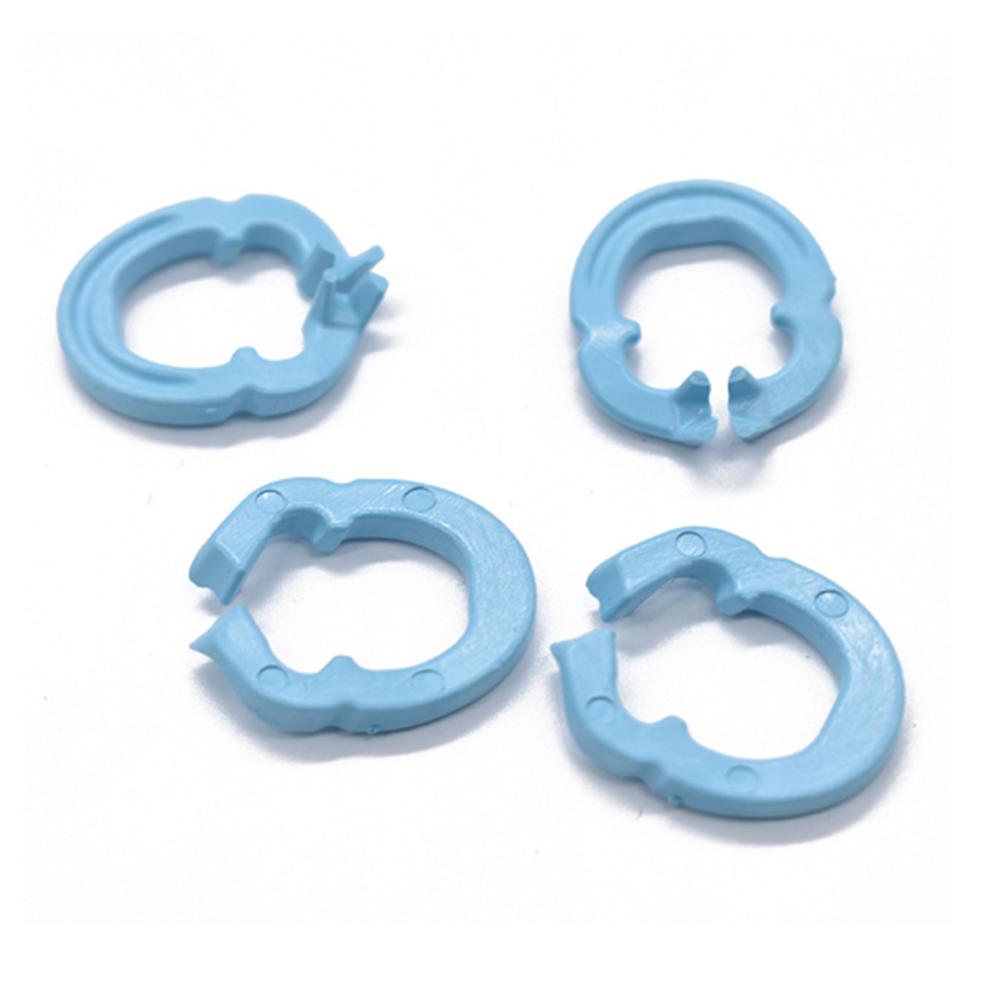 4pcs/Box Dental Rubber Dam Clamps Barrier Clips Resin Clip Autoclavable 134°C Large/ Small Dental Material Dentist Tools