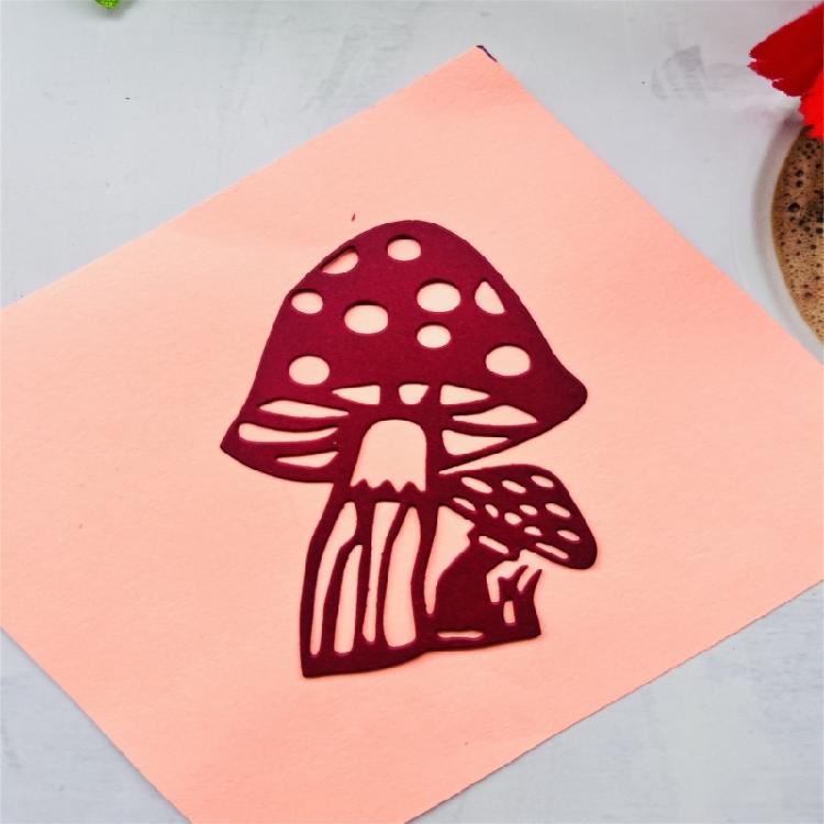 Metal Die Cuts Mushroom Scrapbooking Stencil Card Embossing DIY Photo Template