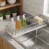 Large Capacity Sink Drain Rack Waterproof Self-Draining Sink Shelf Sink Storage Rack  Bathroom