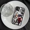Hot Anime T-Tougen A-Anki For IPhone 16 Pro Max 15 14 13 12 11 XS MAX X Plus Candy Color Matte TPU Phone Cover
