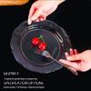 ZISIZ Disposable Plastic Round Plate