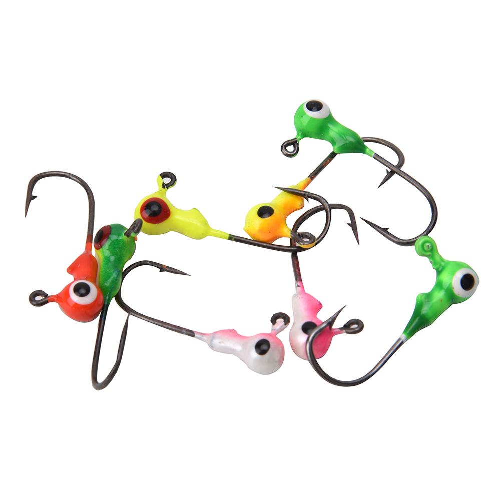 50PCS 2cm 1g Durable Metal Fishing Hooks with Sharp Barb Hook Fishers Accessory