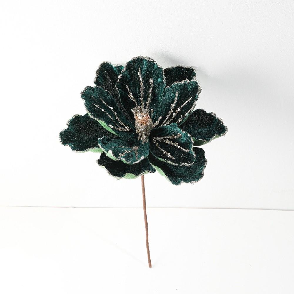 Glitter Christmas Glitter Flower Sequins Simulation Flowers  Christmas Decoration