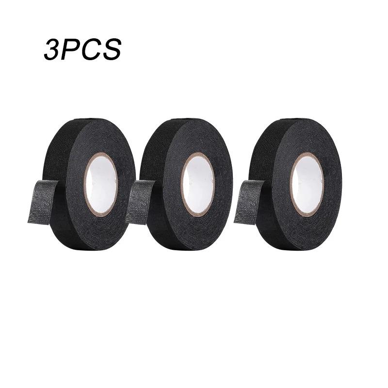 15 Meter Heat-resistant Flame Retardant Tape Coroplast Adhesive Cloth Tape For Car Cable Harness Wiring Loom Protection