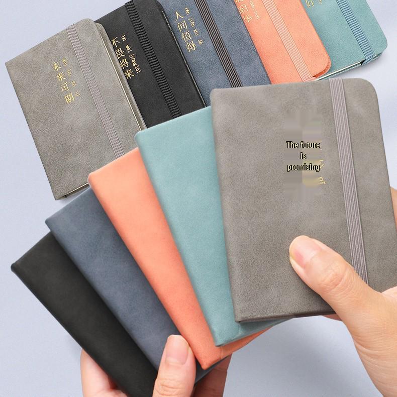 Retro Cartoon A5 Saddle Stitch Softcover Notebook - Cute Student Stationery
