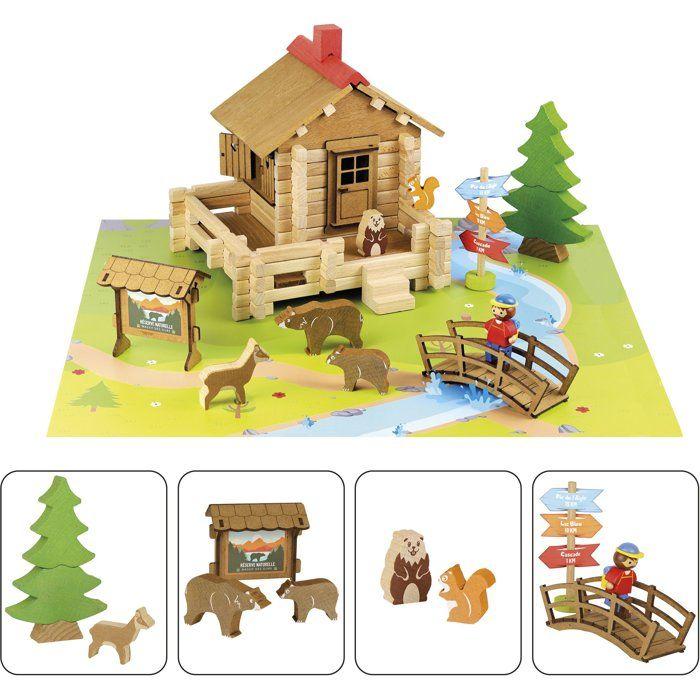 JEUJURA - Construction en bois - La réserve naturelle - 125 pieces - Des 5 ans