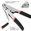 KF CPTEC Cable Tie Tool – Stainless Steel, Tie Gun, Special Metal Coating, Wear-Resistant, Lightweight Design, One-Handed Operation, Clean Cut Design,