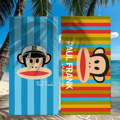 Retro Music Monkey P-Paul F-Frank Industries Quick Drying Beach Towels Are Suitable For Swimming Pools Camping Yoga And The Gym