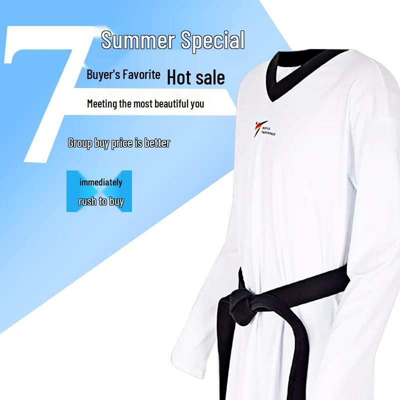 New Quick-Dry Elastic Taekwondo Competition Dobok - Summer National Team Edition