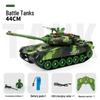 Large RC Parent-Child Tank Battle Toy: Rechargeable, Tracked Off-Road 2.4G Cannon Vehicle