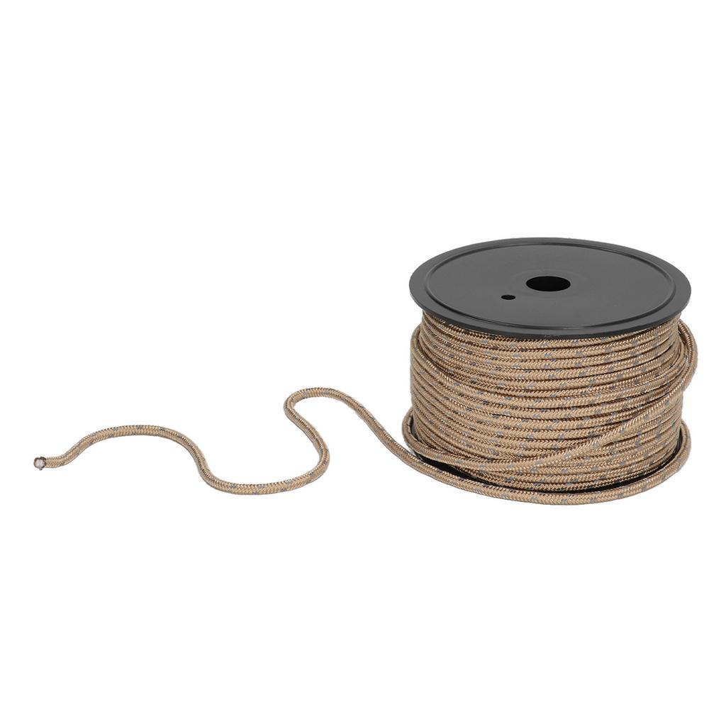 50m 6mm Reflective Tent Rope Reflective Windproof Rope Tent Cord Outdoor Camping Accessories
