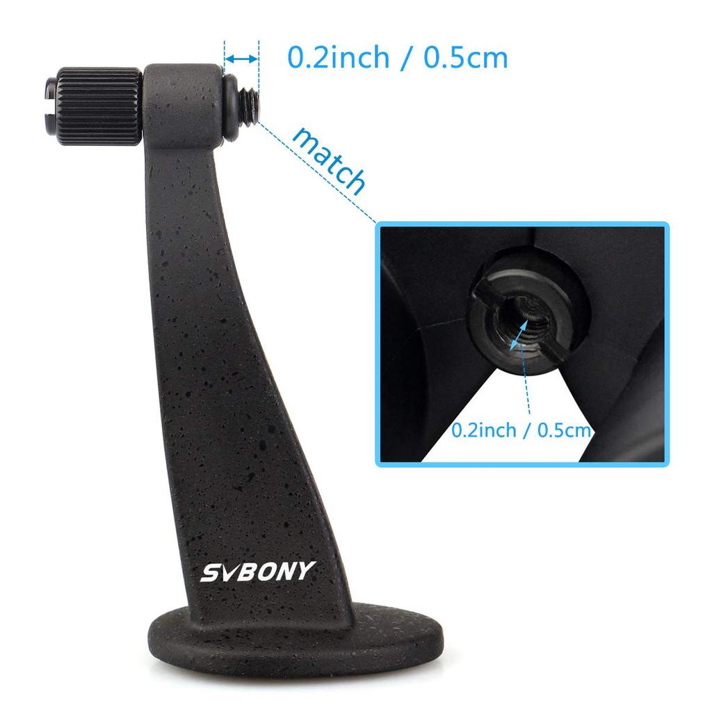 SVBONY SV111 Binoculars Accessories Tripod Adapter Pino Holder Tripod Mounting Holder Black Also Suitable for Monoculars