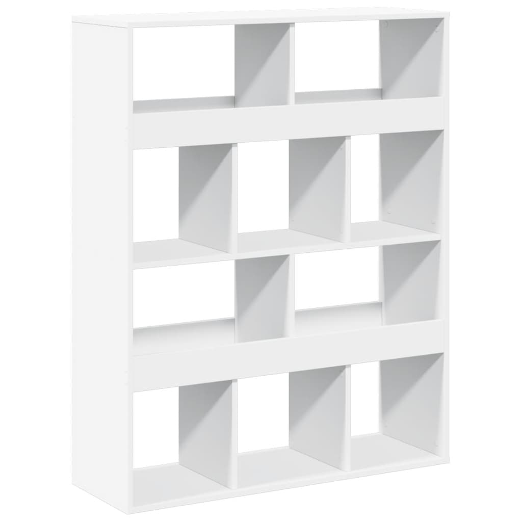 Room Divider White 100 x 33 x 125.5 cm Engineered Wood