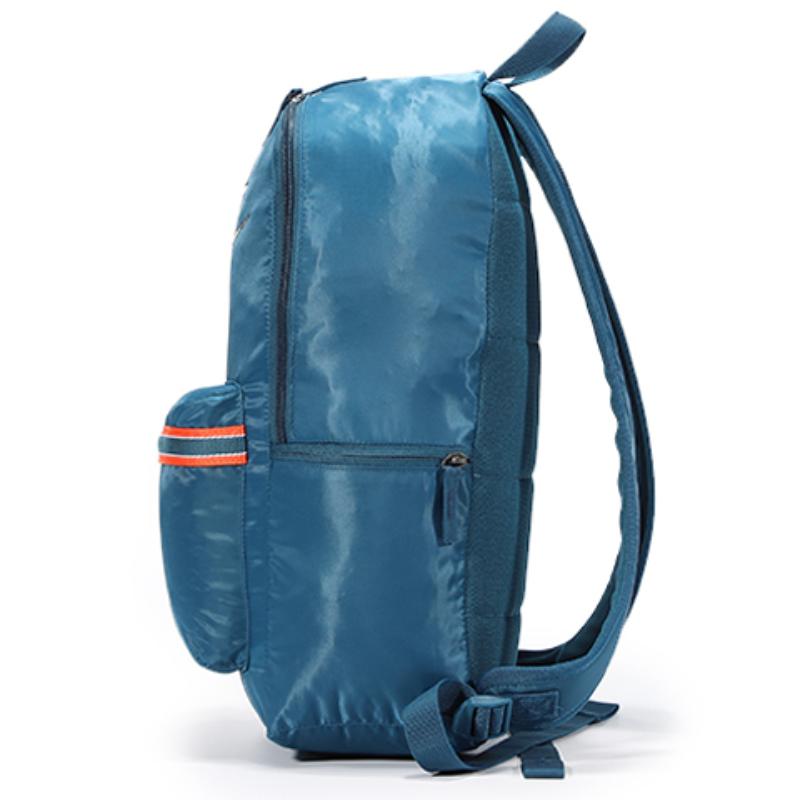 Nike Heritage Polyester Backpack Regular Unisex Blue Casual BA6092-474