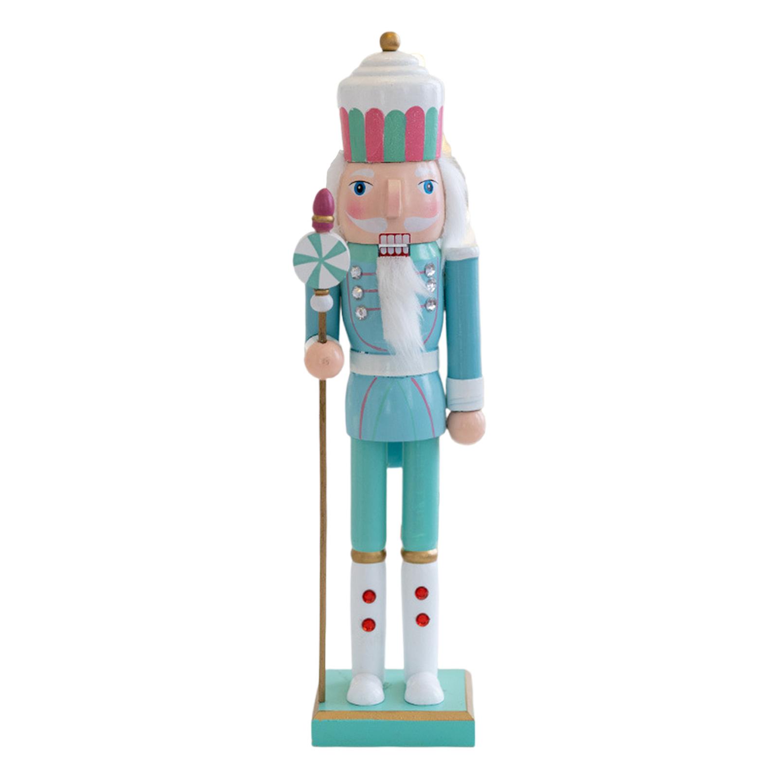 

Макарон Цветные расписанные вручную рождественские Щелкунчики Орнамент Украшения Грецкие орехи Солдаты Кукольные украшения B