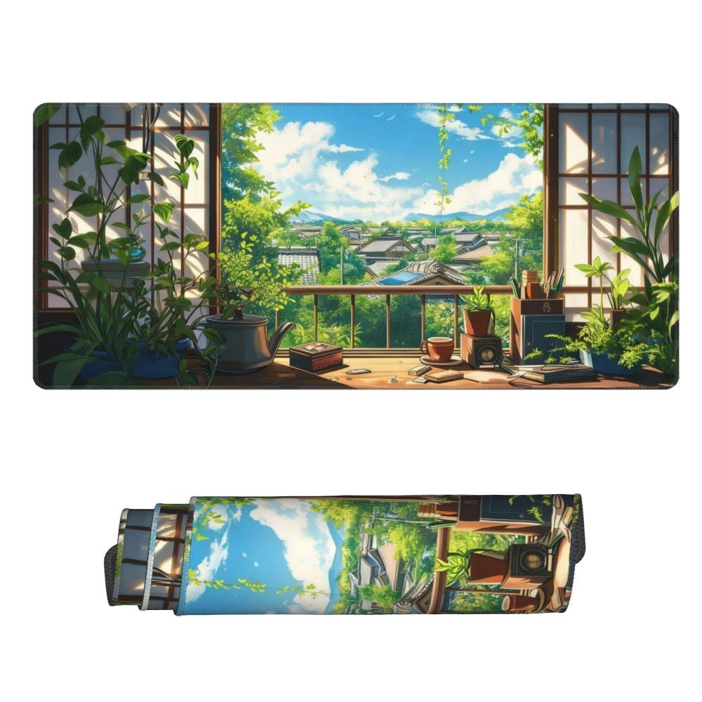 Japanese Mouse Pad Large Japanese Desktop Pad Anime Game Keyboard Pad Alfombrillas Para Escritorio Tapis De Souris
