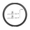 7in Headlight Trim Ring Motorcycle Headlamp Guard Visor Cover Decoration CNC Aluminum Alloy Fit for TouringBlack