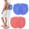 Hands-Free Silicone Foot Cleaning Massage Mat Non Slip Foot Scrubber Pad  for Daily Bath Use
