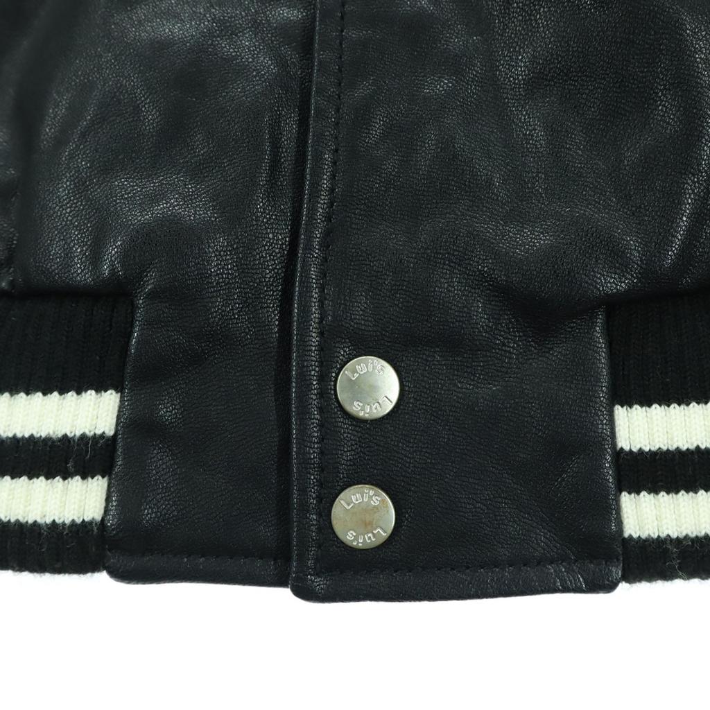 Lui's Long sleeve leather Stajan L black Goat leather Men's Used