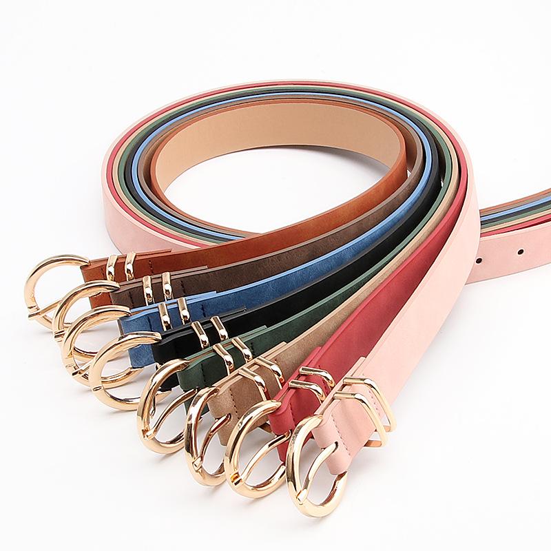 Fashionable Boutique Lamb Pattern Women's Pin Buckle Belt Casual Versatile Jeans Belt Belt Women's Belt