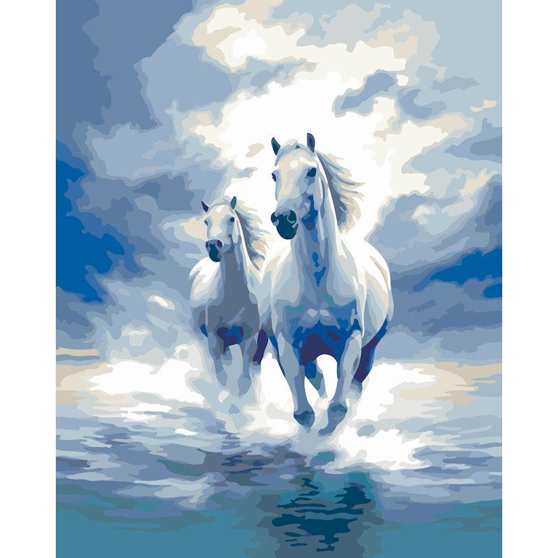 Frameless Digital Oil Painting for Entrance Hall - 40x50 Pigment Kit.