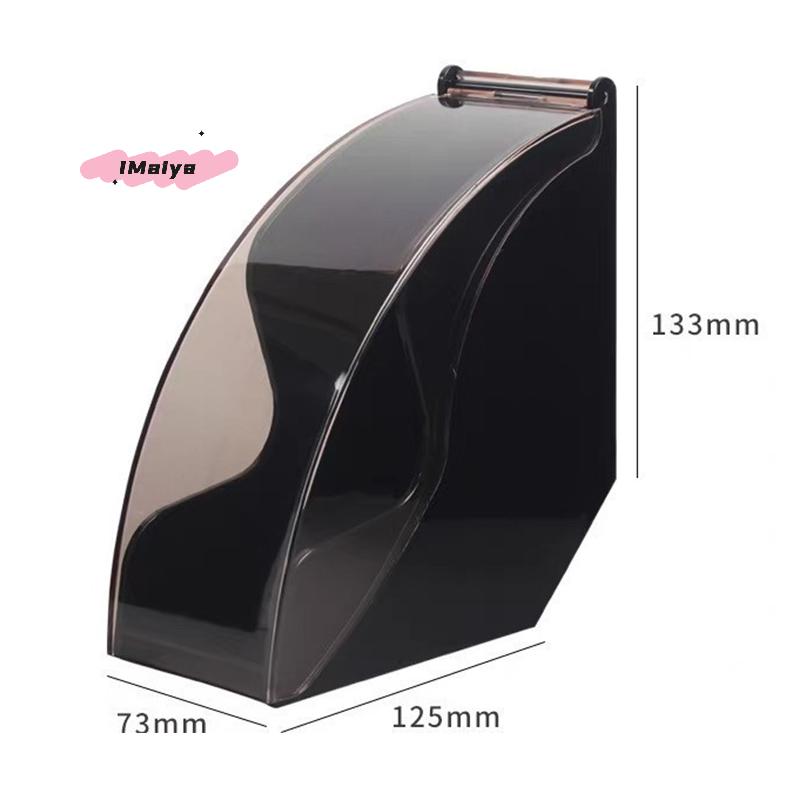 100Pcs Coffee Filter Paper Box V01 V02 V60 Compatible Coffee Maker Filter No Bleach Anti Dust Acrylic Storage Case