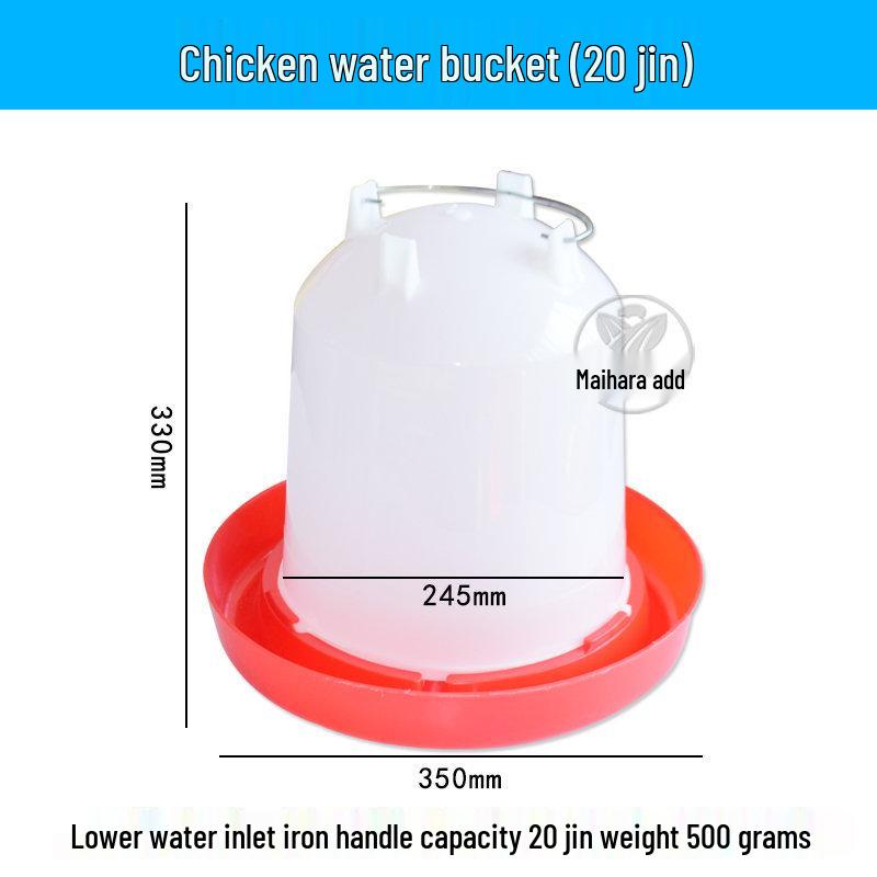 Automatic Chicken Feed and Water Trough for Poultry