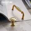 Dooroom Brass Furniture Handles Light Luxury European Gold Chrome Pulls Wardrobe Dresser Cupboard Cabinet Drawer Wine Bar Knobs