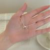 Korean Minimalist Silver Bow Necklace: Elegant, Stylish, Versatile Collarbone Chain