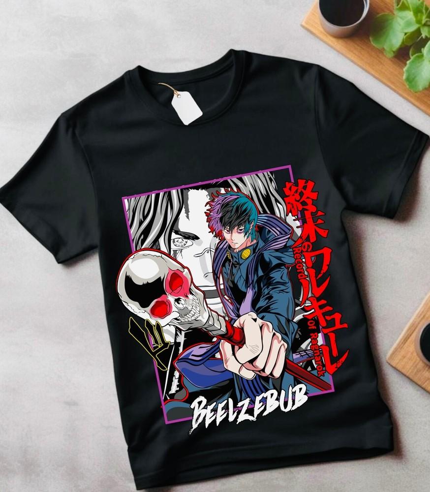 

Jujutsu Kaisen Fushiguro Toji T-shirt Anime Horror Black gift for kids clothes 2XL