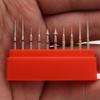 10Pcs Dental Diamond Burs Polishing Set For Teeth Enamel Reduction High Speed Handpiece FG115