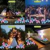 3 Head Lawn Light Hydrangea Landscape Lamp House Decoration LED Solar Lamp  Holiday