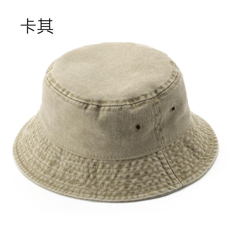Bucket Hat Cotton Washed Denim Basin Hat Sun Protection Sunshade Sports Leisure Versatile Couple Sun Hat