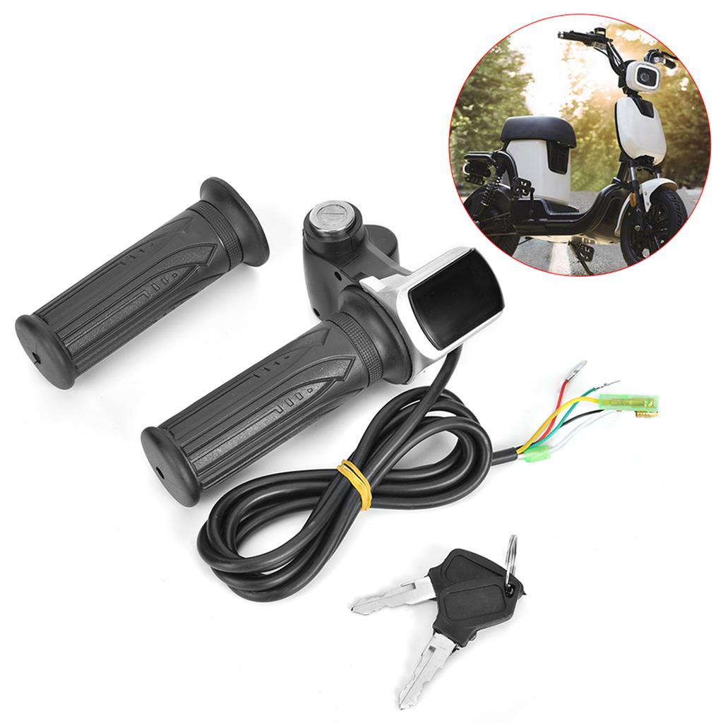 Throttle Handle Waterproof Electric Bicycle Speed Reverse Handlebar for Scooter