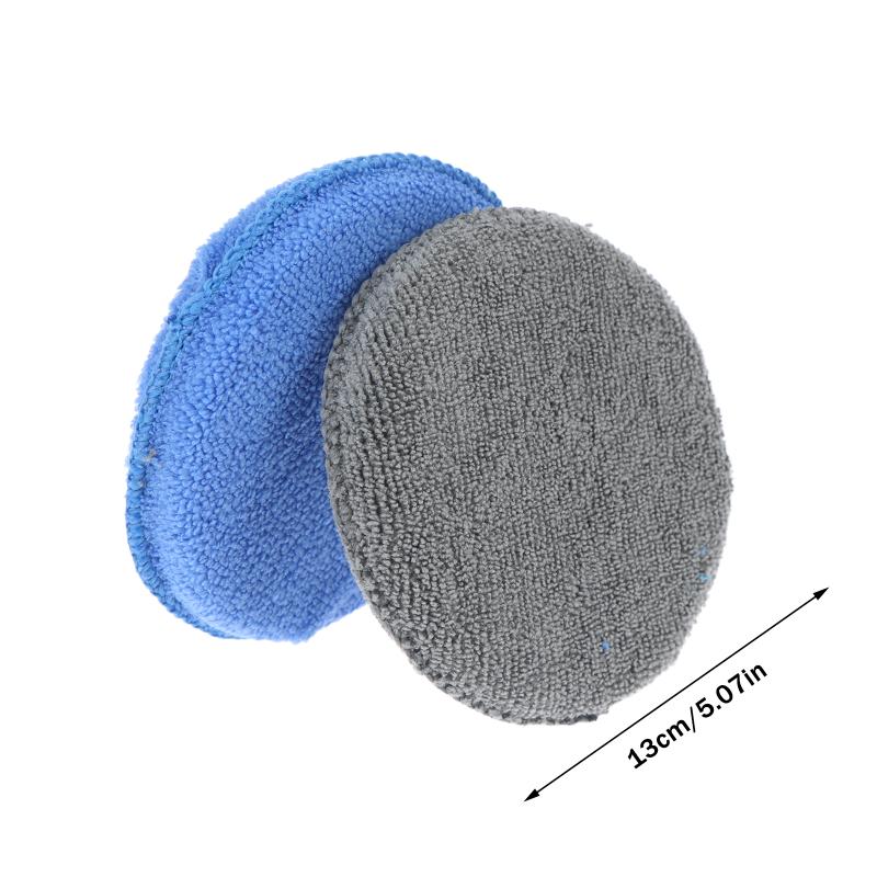 5/10/20Pcs Car Detailing Applicator Pads Car Care Waxing Polish Sponges Soft Microfiber Round Foam Sponges Car Cleaning Tools