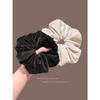 Samt Einfarbige Damen-Scrunchie - Herbststil, Großes Haargummi-Accessoire