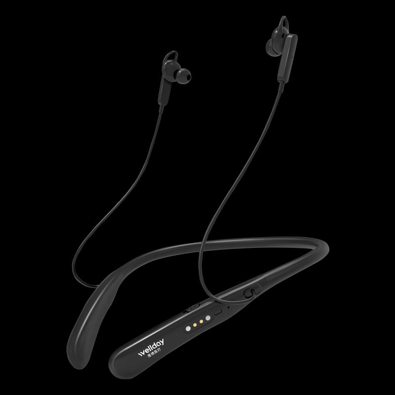 WELLDAY Rechargeable Neck-Worn Hearing Aid for Seniors