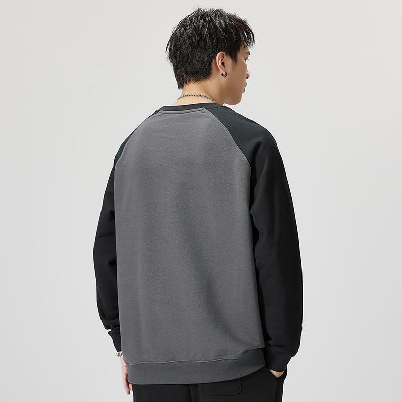 Осенний американский тяжелый свитер мужской модный бренд свободный большой — фото 5